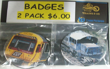 2 PACK QR 57mm BUTTON BADGES