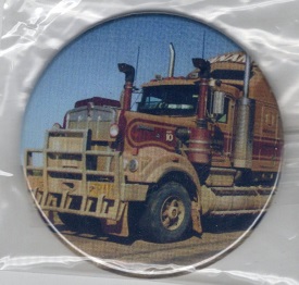 P32/ TANAMI KENWORTH BADGE, KEY CHAIN, FRIDGE MAGNET