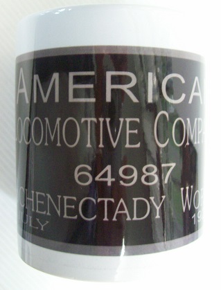 ALCO SCHENECTADY 1923 BUILDERS PLATE COFFEE MUG