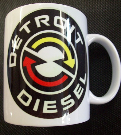 DETROIT DIESEL LOGO COFFEE MUG