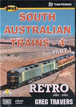 JUST SOUTH AUSTRALIAN TRAINS - 4 PART 1  *2 disc set*