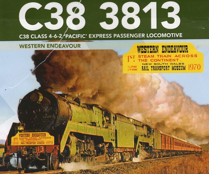ARM 3813 STEAM LOCOMOTIVE WESTERN ENDEAVOUR