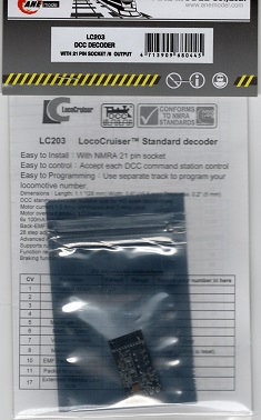 ANE 21 PIN NON SOUND DCC DECODER LC203