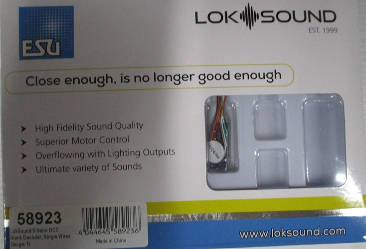 ESU LOK SOUND MICRO DECODER 58923