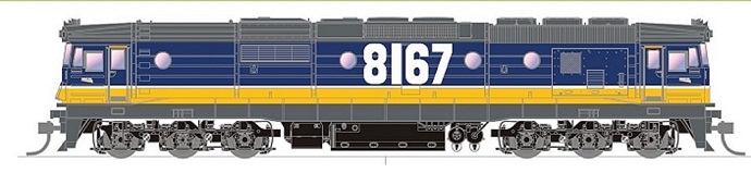 SDS 8167 MK1 FREIGHT RAIL SUPERPACK DCC with SOUND