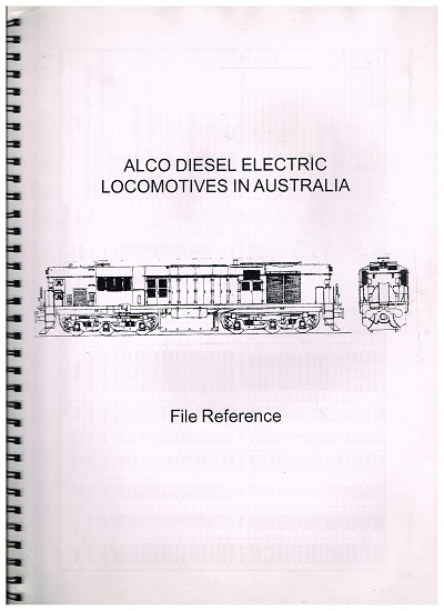 ALCO DIESEL ELECTRIC LOCOMOTIVES IN AUSTRALIA FILE REFERANCE