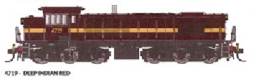 TRAINORAMA HO 4719 INDIAN RED