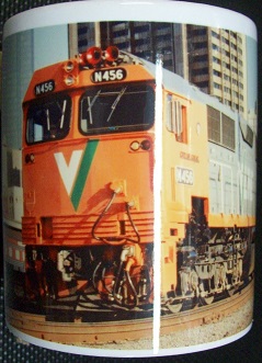 V/LINE N CLASS LOCOMOTIVE N456 COFFEE MUG