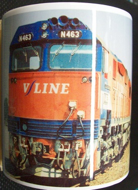 V/LINE N CLASS LOCOMOTIVE N463 COFFEE MUG
