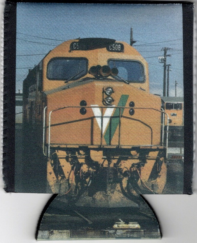 V/LINE LOCOMOTIVE A66 FOLDABLE CAN & STUBBY COOLER