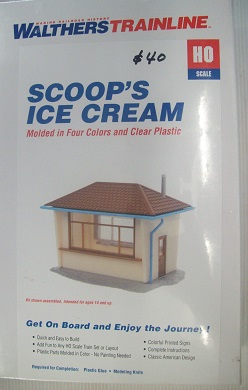WALTHERS ICE CREAM SHOP KIT