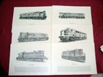 Sketches of NSWGR Diesel Electric Locomotives